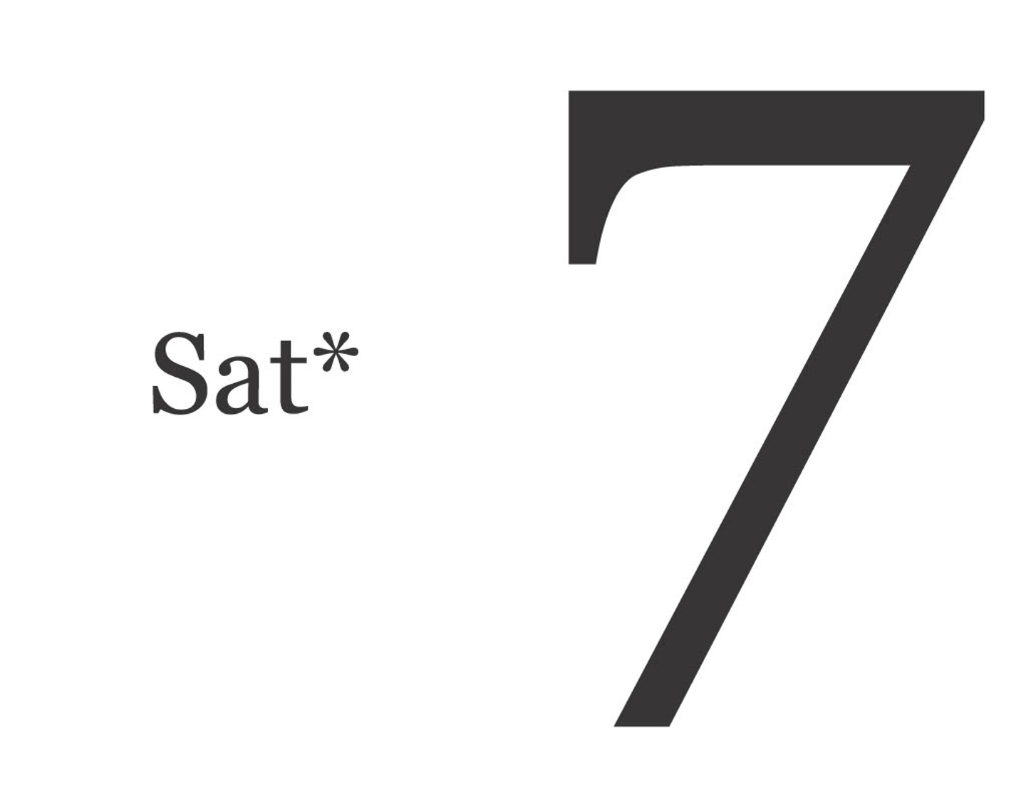 Letterform in layout