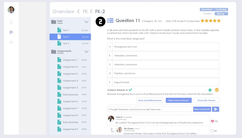 Image shows screenshot of an interface mock-up. 