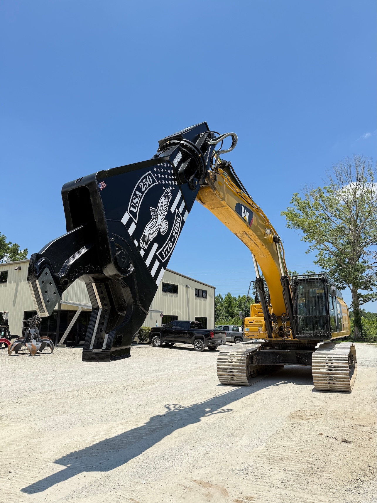 Used 2018 Caterpillar 349FL w Shear For Sale