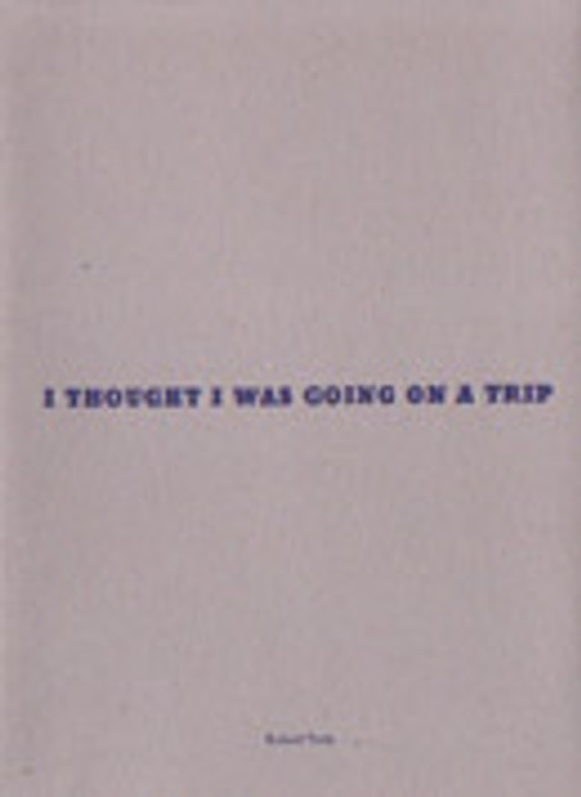 I Thought I Was Going on a Trip But I Was Only Going Down Stairs