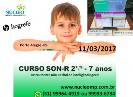 O Curso SON-R 2 ½-7 [a], com a Palestrante - Camila Akemi Karino