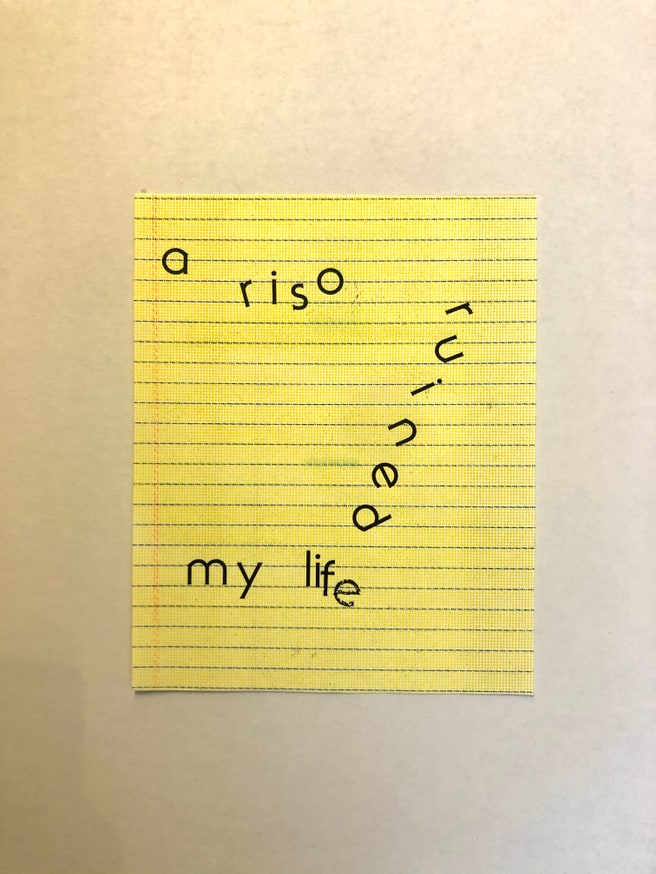 A Riso Ruined My Life