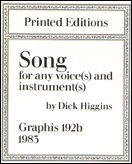 Song for Any Voice(s) and Instrument(s) : Graphis 192b