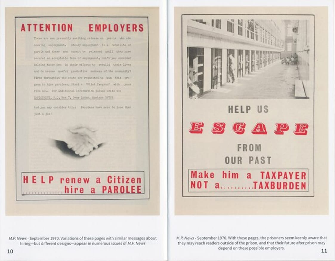 Library Excavations #12: Montana Prison News