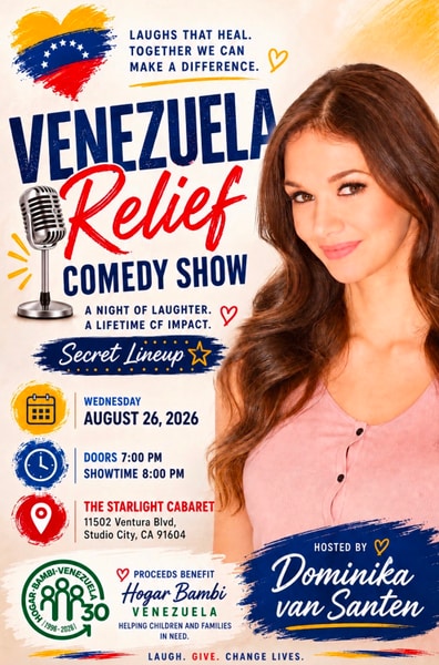 VENEZUELA RELIEF COMEDY SHOW: Benefiting Earthquake Relief Efforts