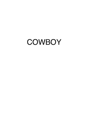 Richard Prince: Cowboy