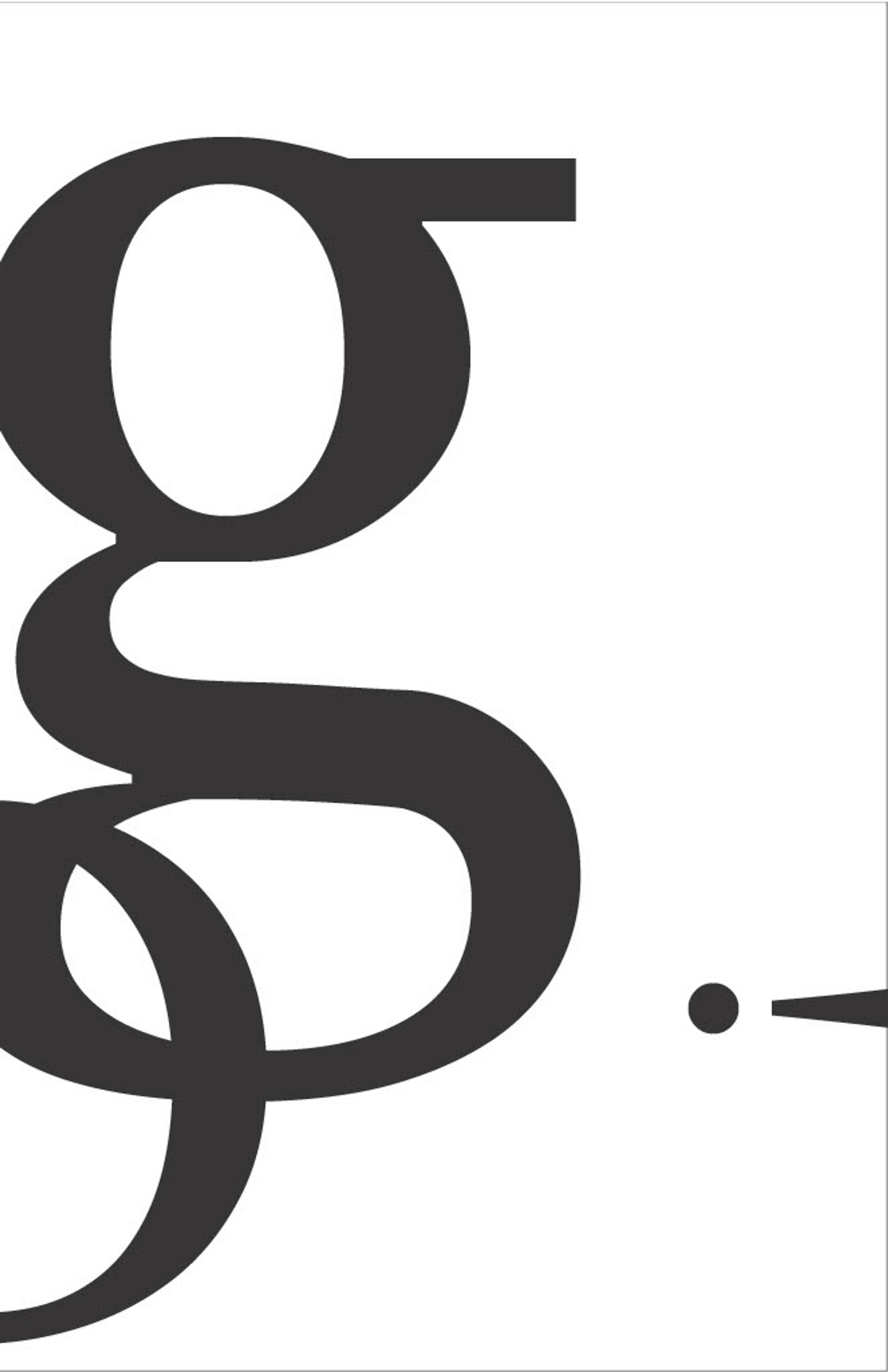 Letterform in layout