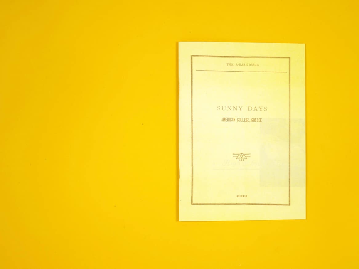 The A - DASH issue of the Sunny Days