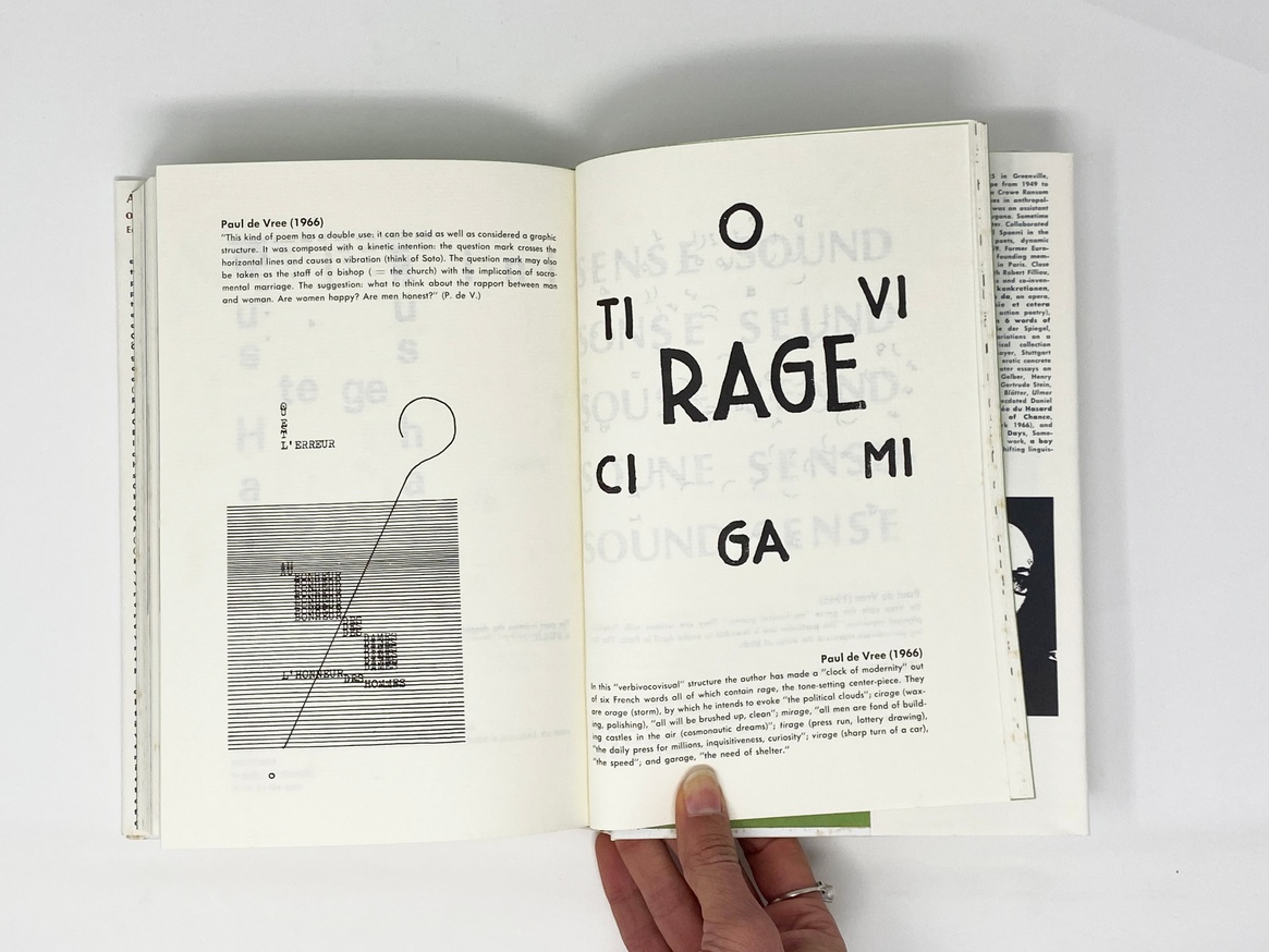 An Anthology of Concrete Poetry [first edition, hardback] thumbnail 8