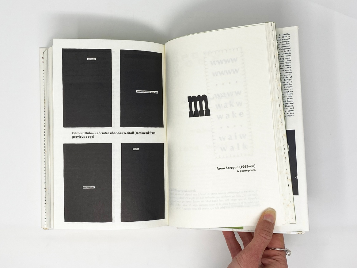 An Anthology of Concrete Poetry [first edition, hardback] thumbnail 7