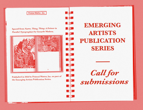 Emerging Artists Publication Series — Call for Submissions 2018