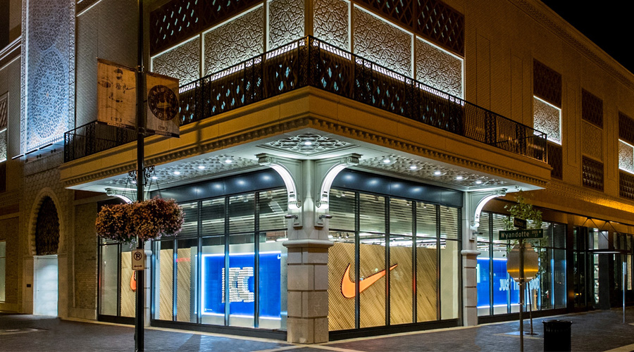 nike store in the city