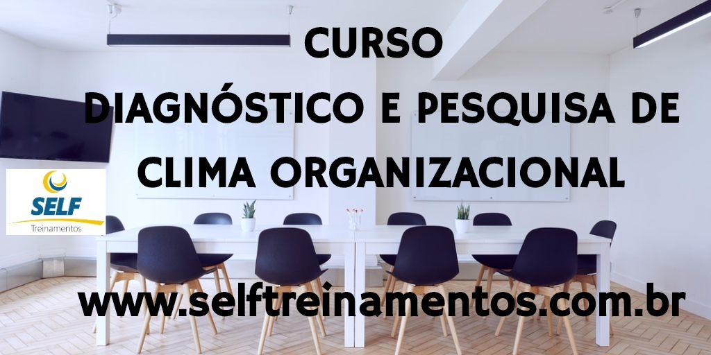 Curso Pesquisa de Clima e Cultura Organizacional