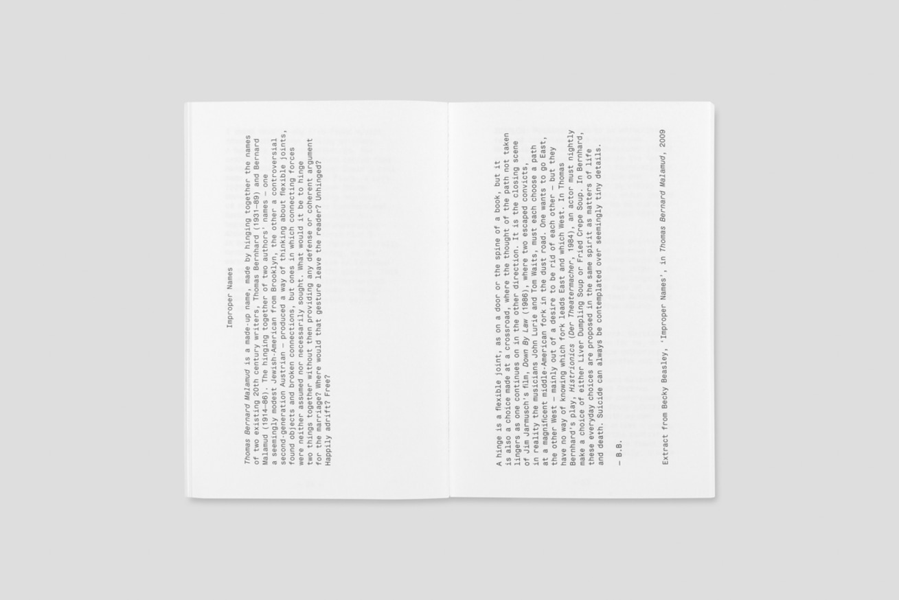 “ ” #3 BECKY BEASLEY IN CONVERSATION WITH CLAIRE SCANLON thumbnail 5