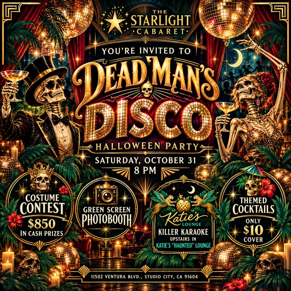 DEADMAN’S DISCO HALLOWEEN PARTY!