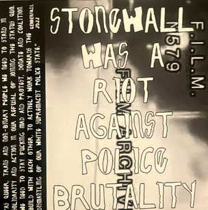 Stonewall was a Riot: On Police Brutality Sticker
