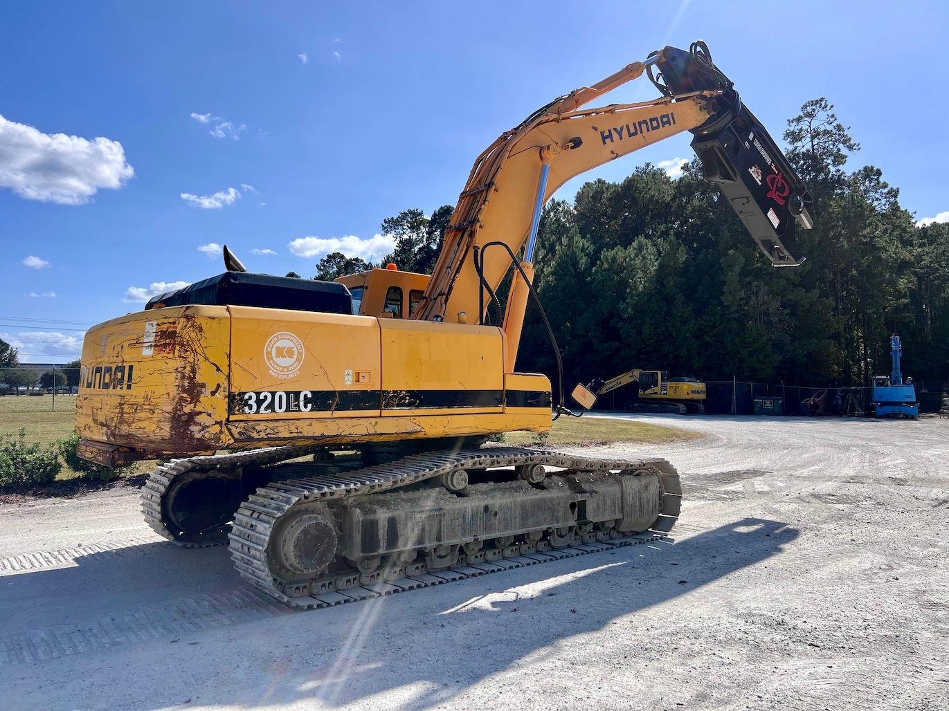 Used 2012 Hyundai 320LC-7A w/ Shear For Sale