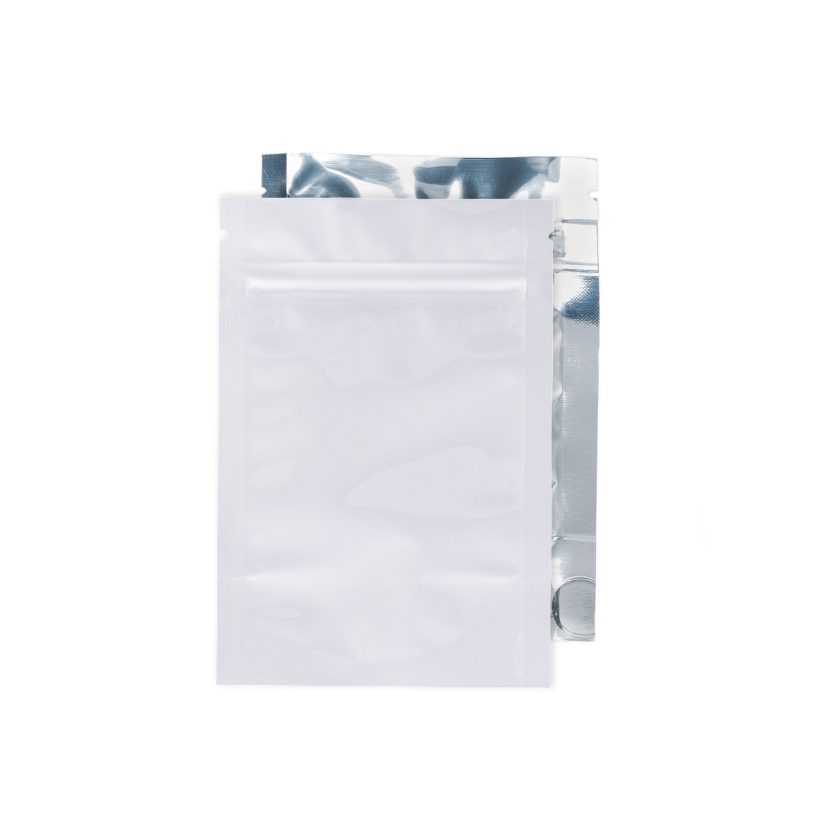 Eighth Ounce White/Clear Barrier Bags