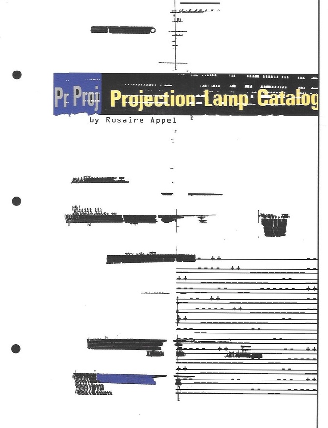 Projection Lamp Catalog thumbnail 1