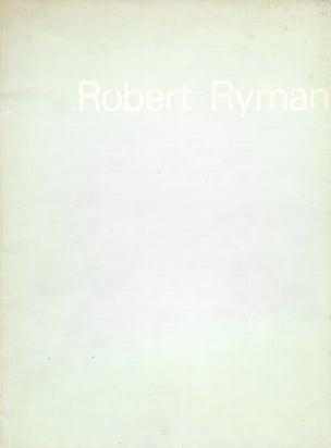 Robert Ryman