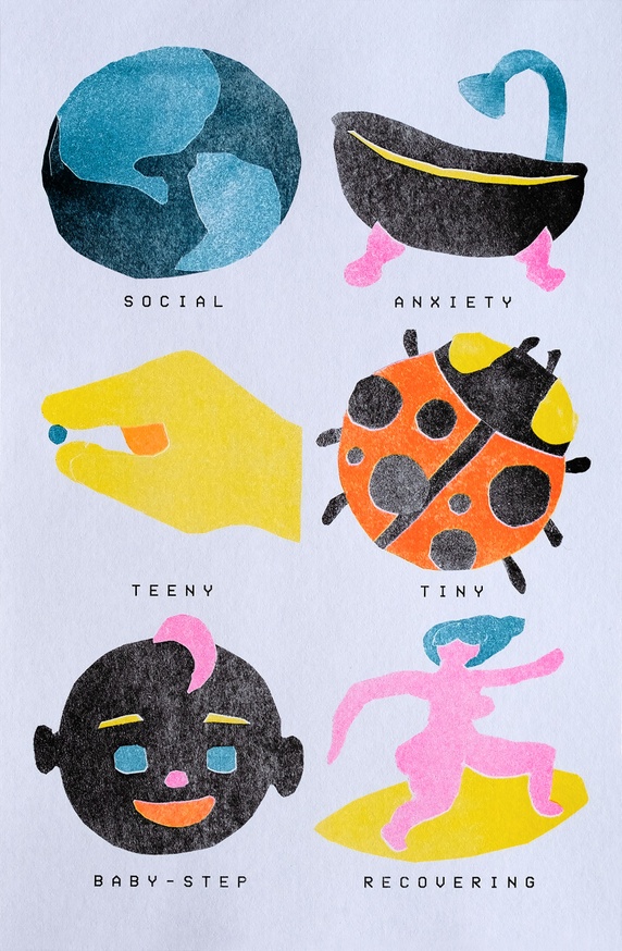 social anxiety artwork