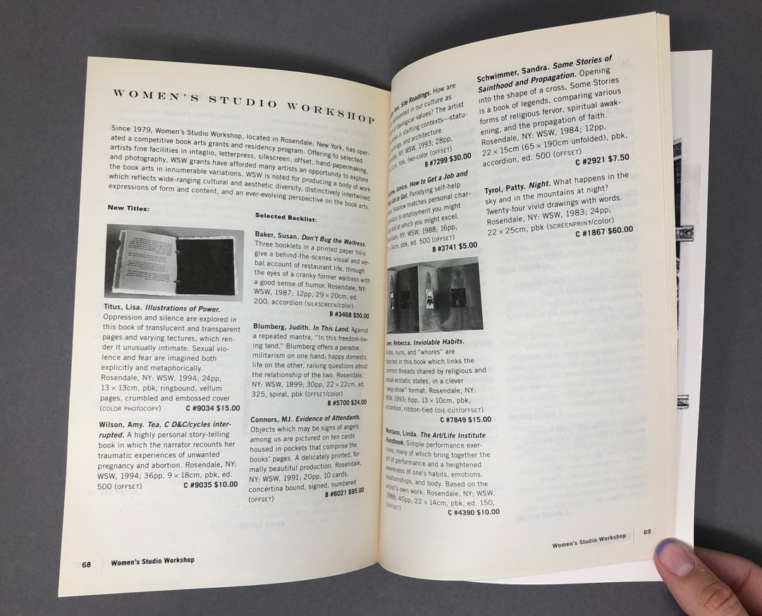 Freedom : Printed Matter 1996 Catalog thumbnail 7