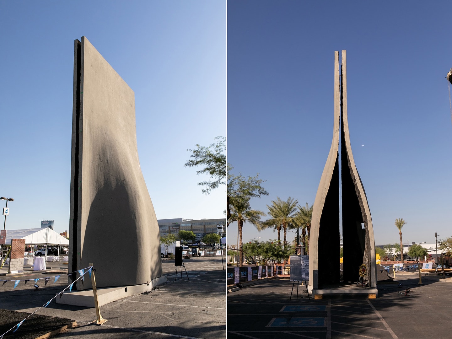 large outdoor concrete sculpture