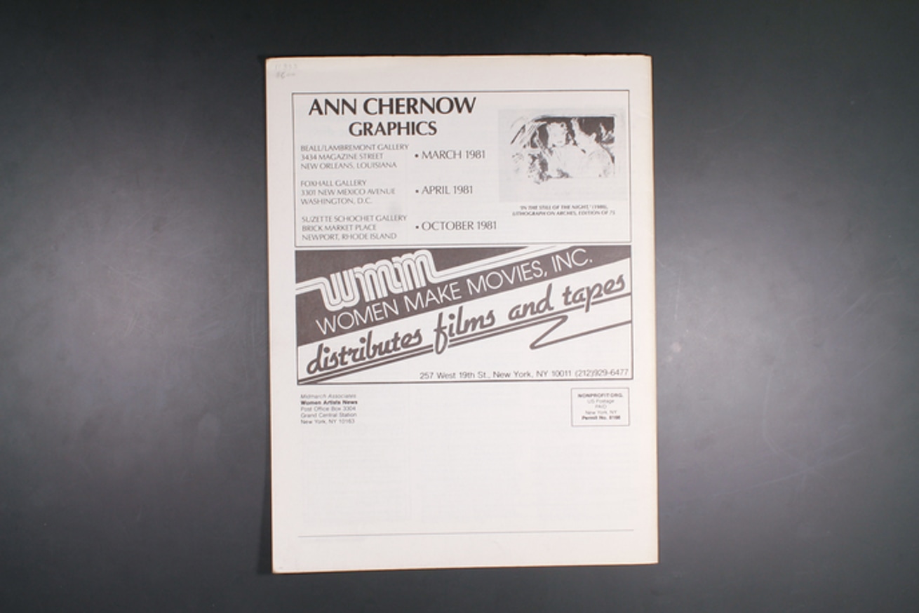 Women Artists News-Various Issues thumbnail 5