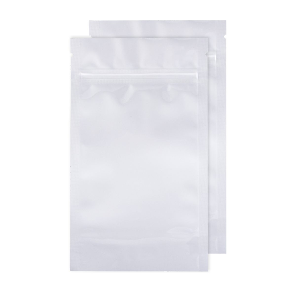 Quarter Ounce White/White Opaque Barrier Bags