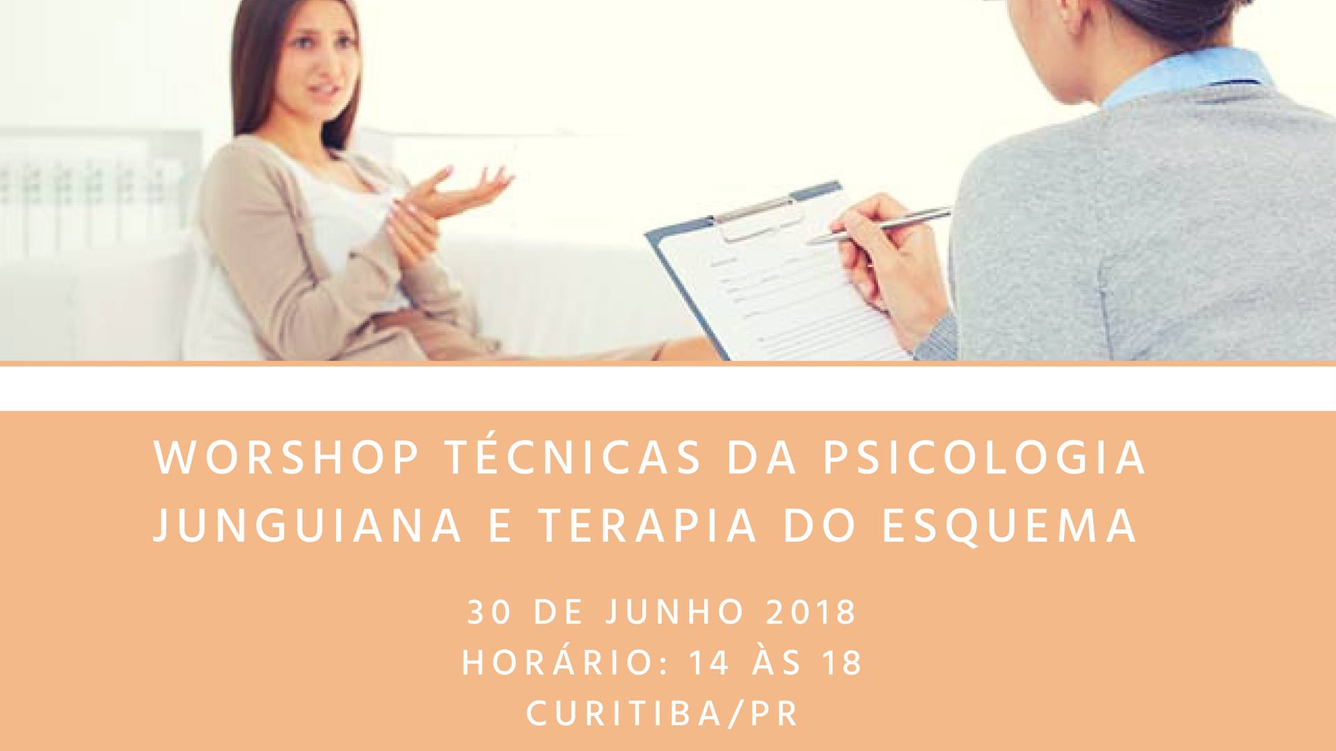 WORKSHOP TÉCNICAS DA PSICOLOGIA JUNGUIANA E TERAPIA DO ESQUEMA