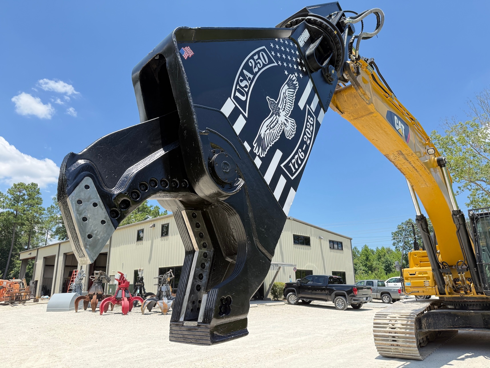Used 2018 Caterpillar 349FL w Shear For Sale