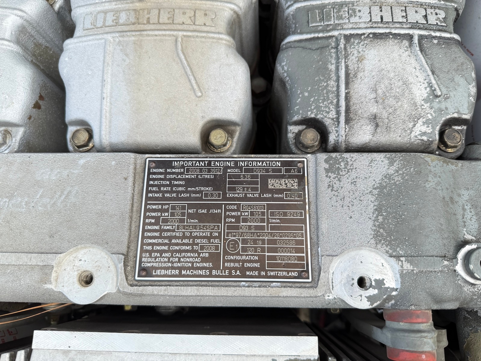 Used 2008 Liebherr A904C MH For Sale