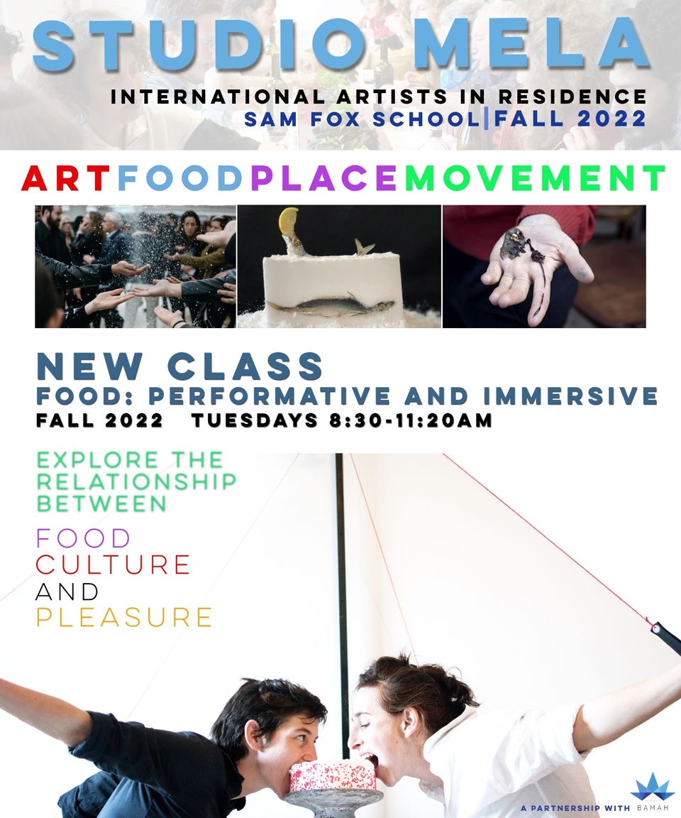 Promo poster for FOOD: Performative and Immersive course
