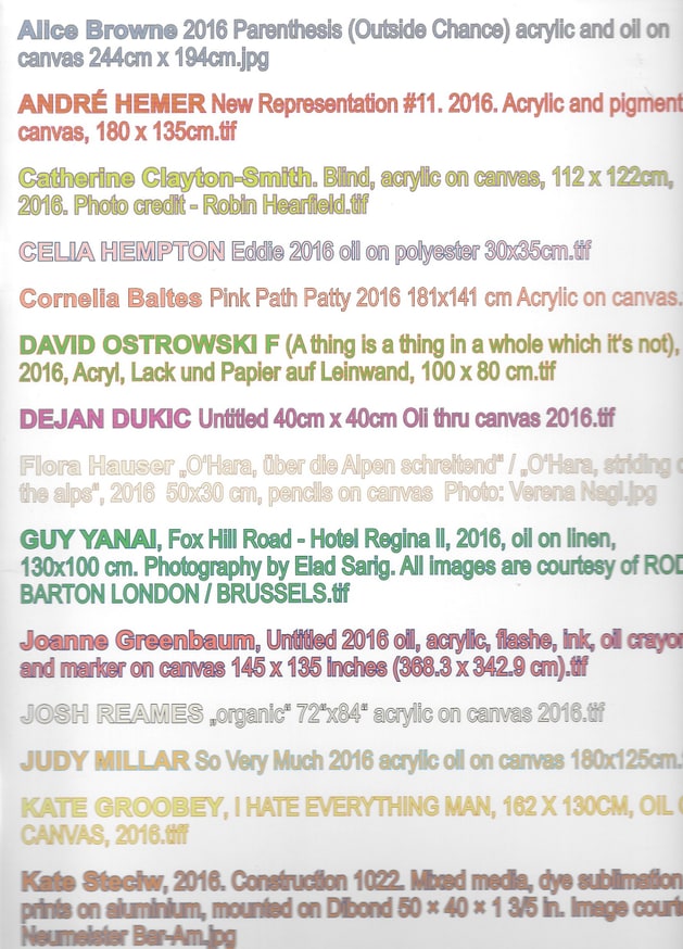 Painting Regarding the Present