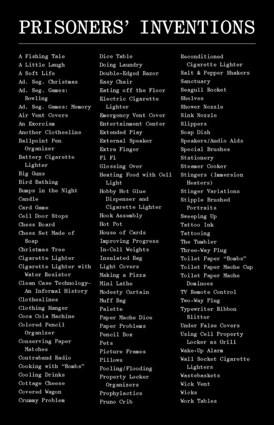 Prisoners' Inventions