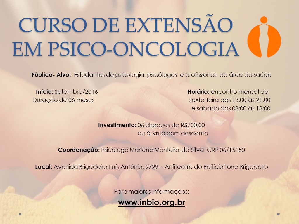 Curso de Extensão em Psico-oncologia