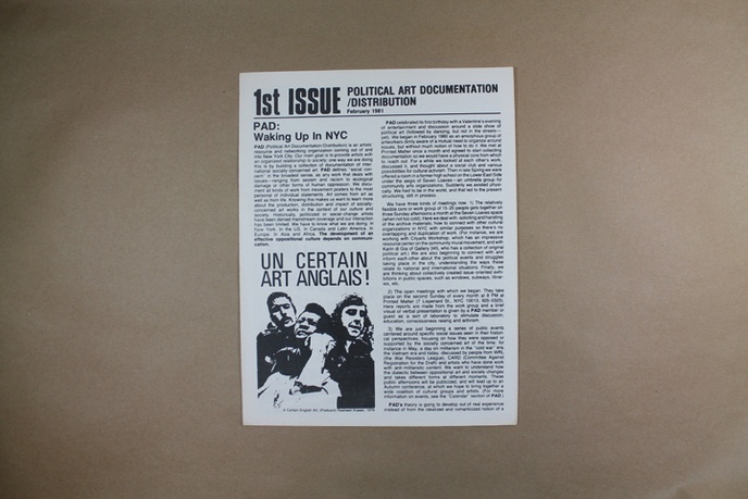 Upfront : A Publication of Political Art Documentation / Distribution thumbnail 1