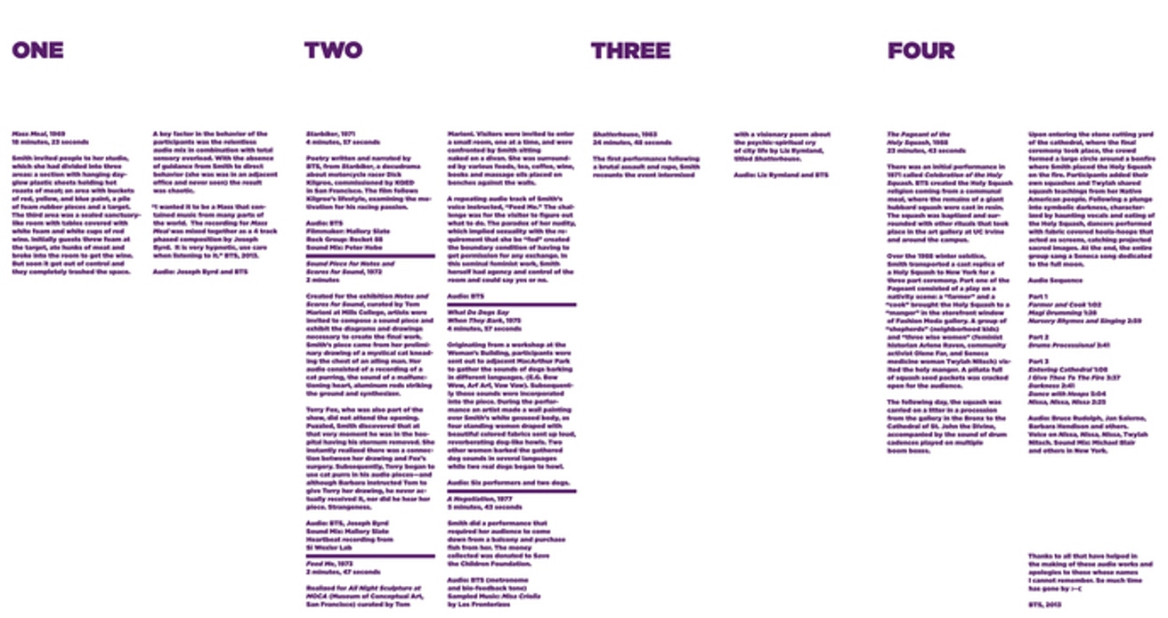 Performance Audio (1969-1988)