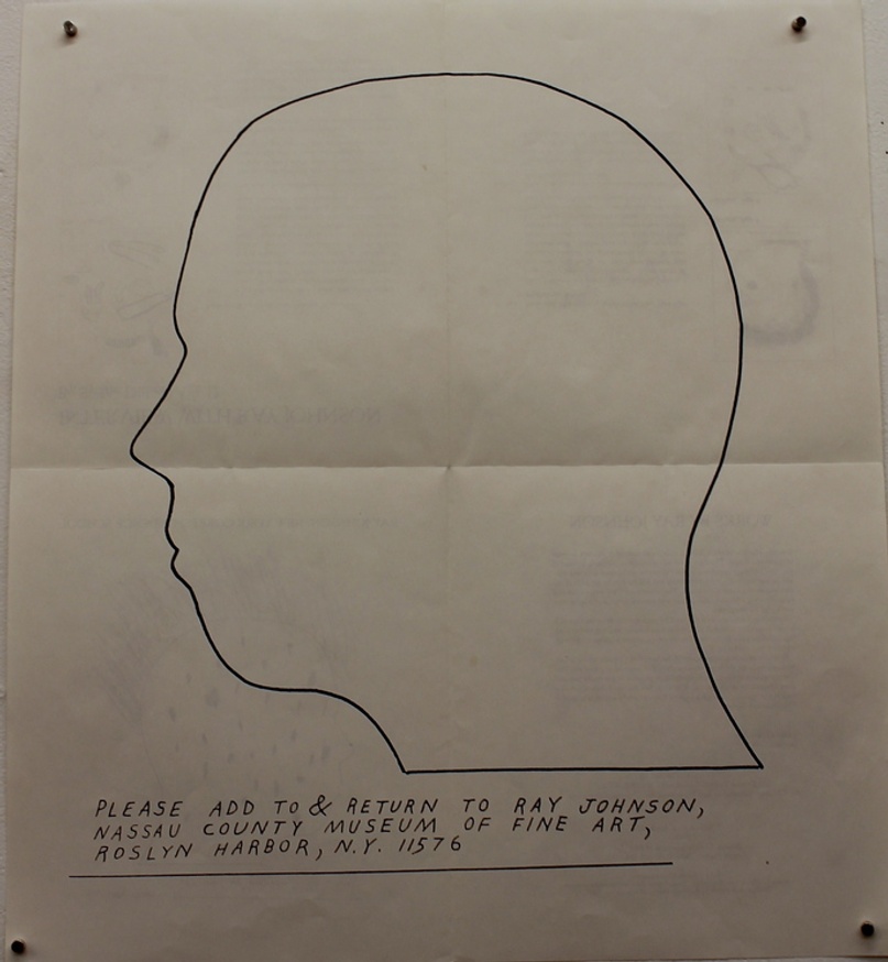 Ray Johnson Ray Johnson New York Correspondence School Please Add Amp Return To Ray Johnson Printed Matter