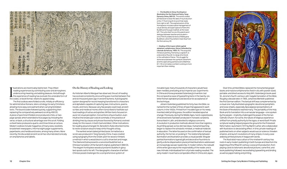 A book spread from Chapter 1 of Reading Pictures by D.B. Dowd.
