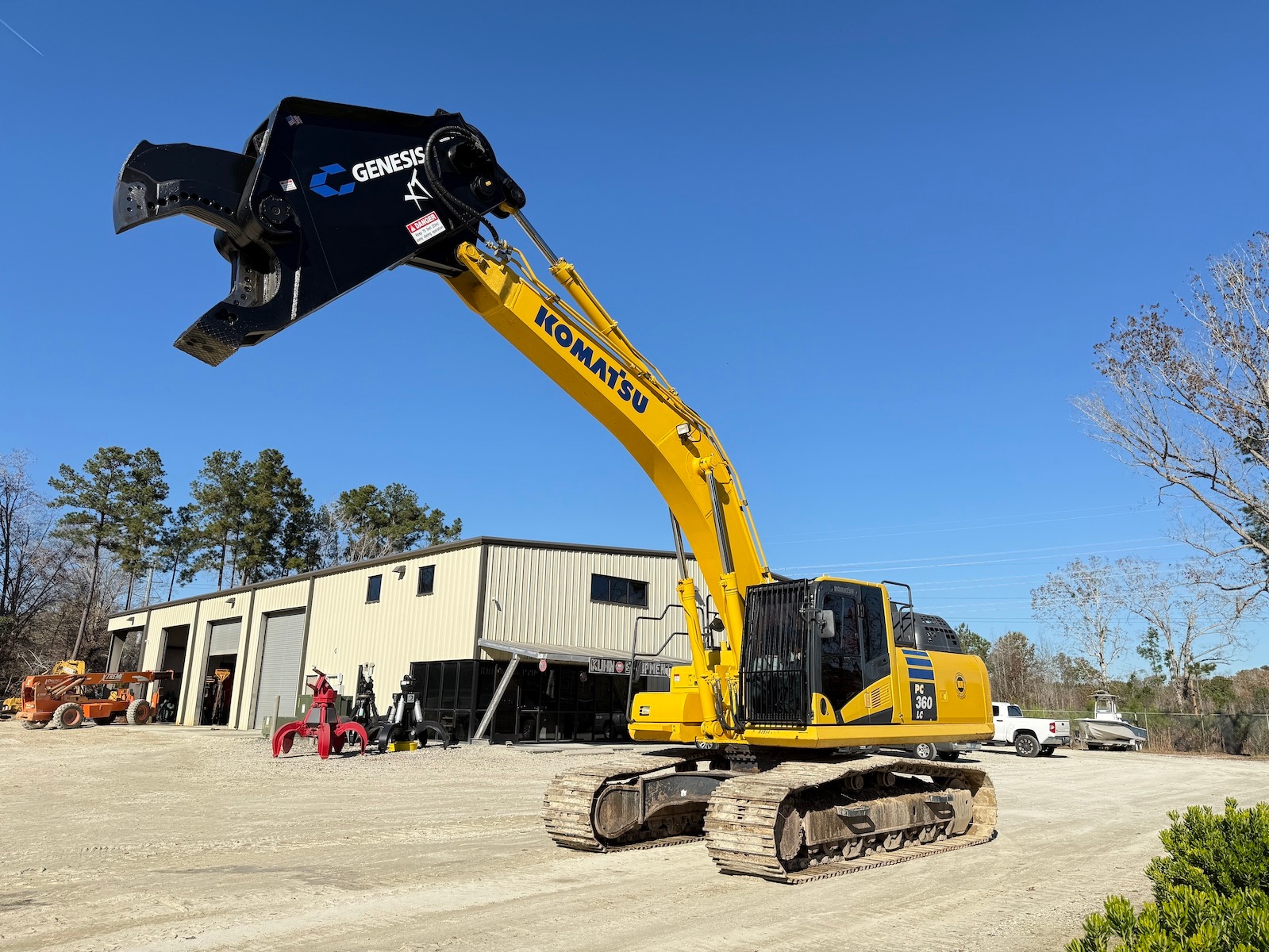 Used 2019 Komatsu PC360LC-11 w/ Shear For Sale