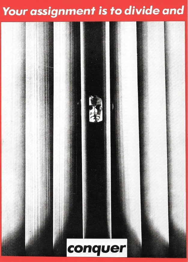 Untitled (Your assignment is to divide and conquer) Postcard