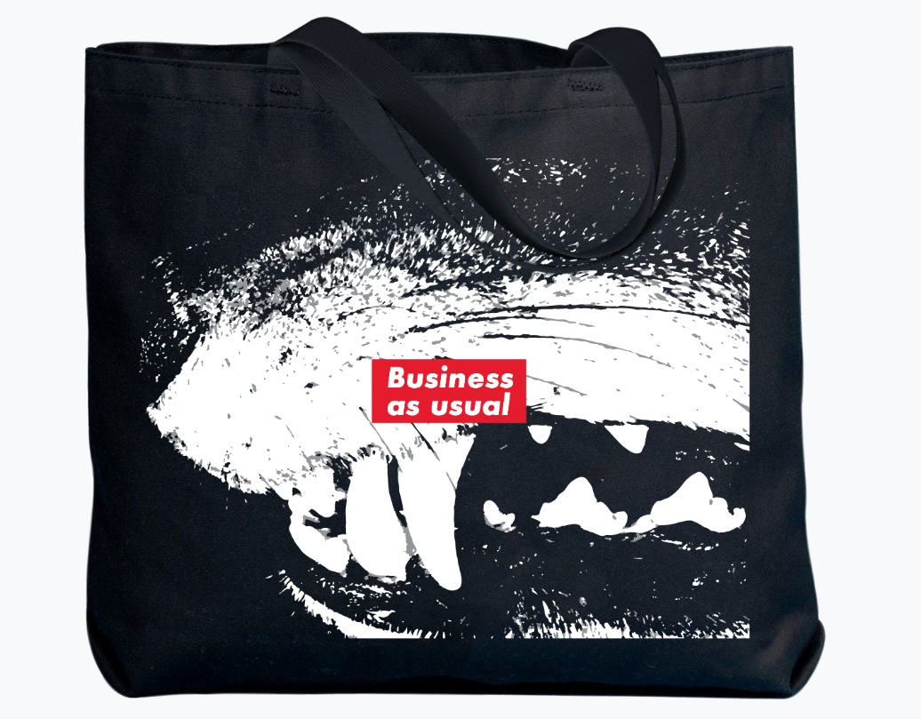 Untitled [Business as usual] Tote Bag thumbnail 1