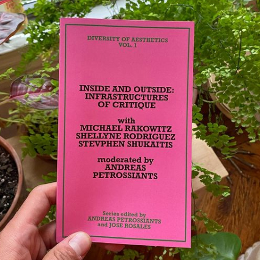 michael rakowitz stevphen shukaitis shellyne rodriguez and andreas petrossiants diversity of aesthetics vol 1 printed matter