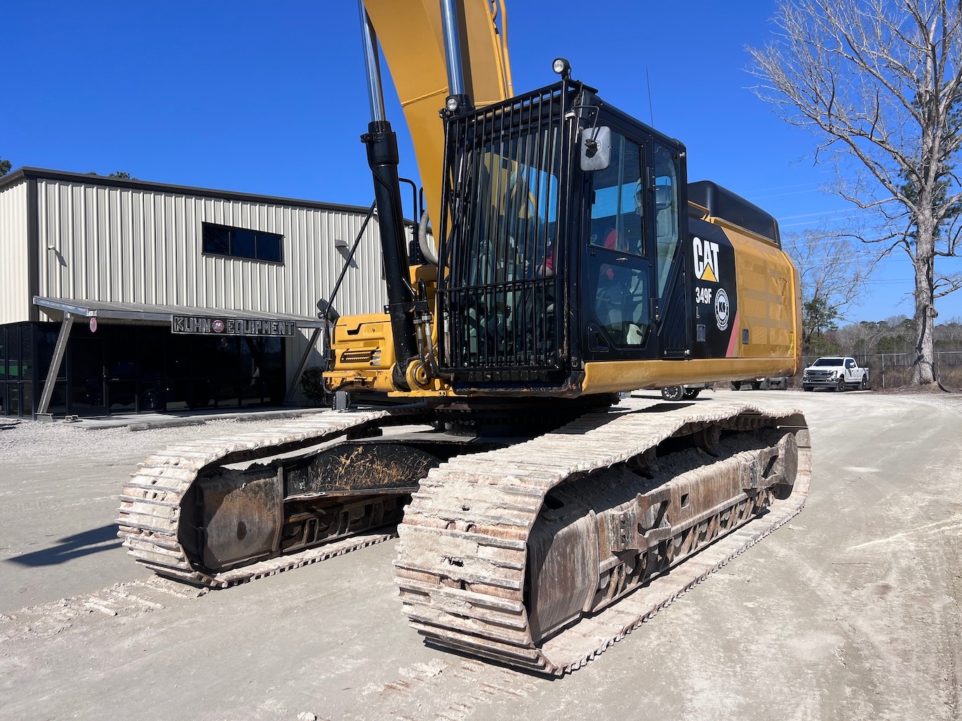 Used 2018 Caterpillar 349FL w Shear For Sale