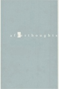 Afterthoughts: A Monologue [to <i>RS</i>]