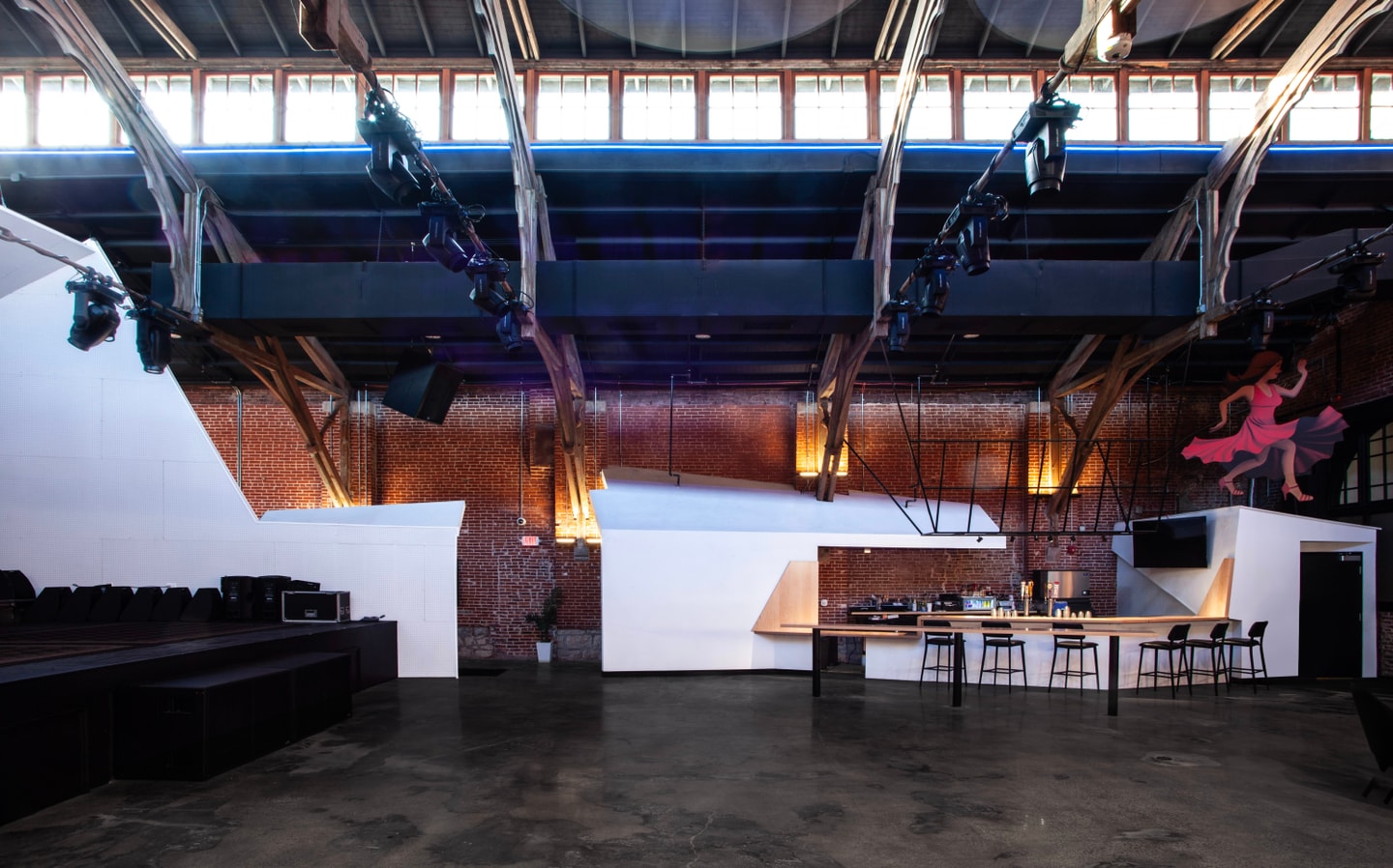 interior of music hall