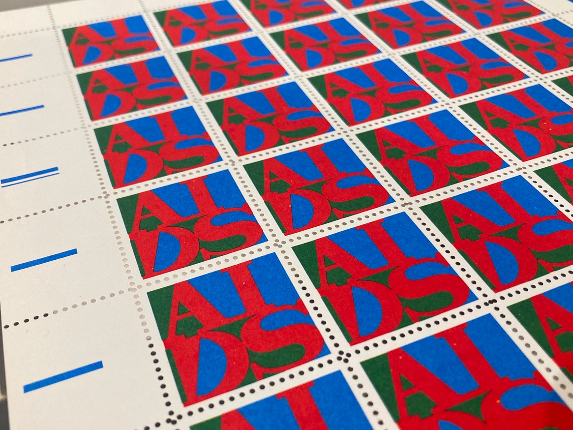 AIDS Stamps [unsigned]
