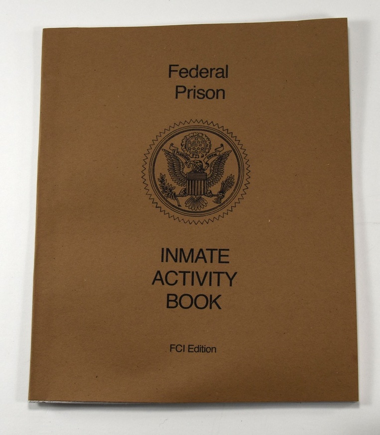Federal Prison Inmate Activity Book thumbnail 1