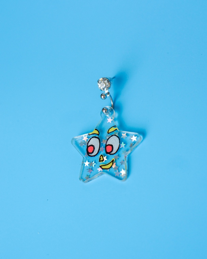  Sparkle Gumby Star Earring thumbnail 1